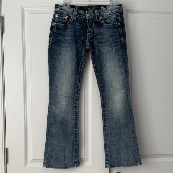 Miss Me Mid-rise Bootcut Jeans JE5762BR Size 28 - Picture 2 of 8
